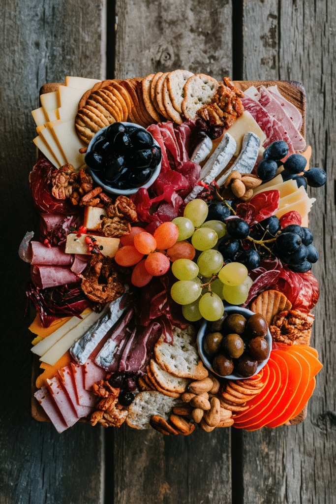 Rustic Elegance Cheese Board Photo