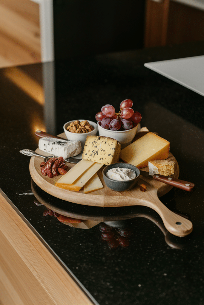 Minimalist Savory Cheese Board Photo