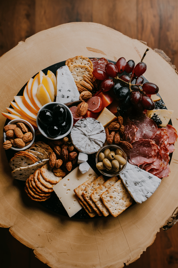 Nature's Circle Cheese Board Photo