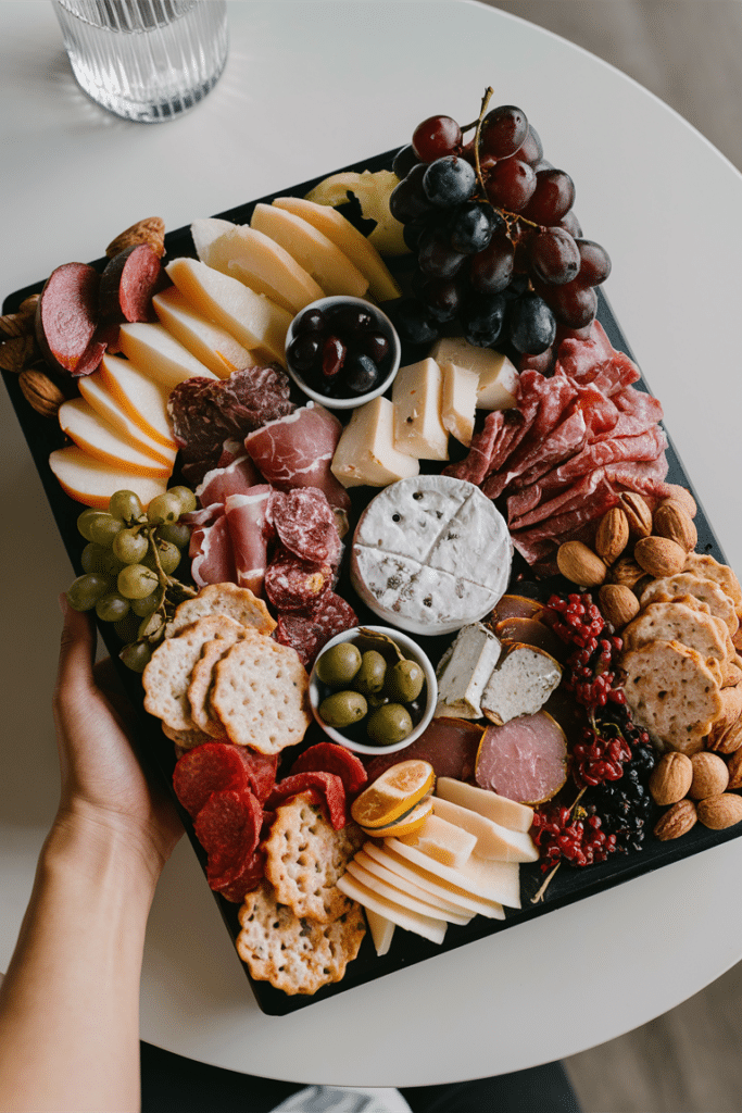 Modern Charcuterie Charm Cheese Board