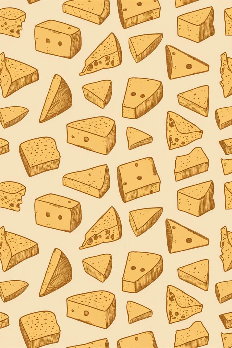 Vintage Cheese Pattern