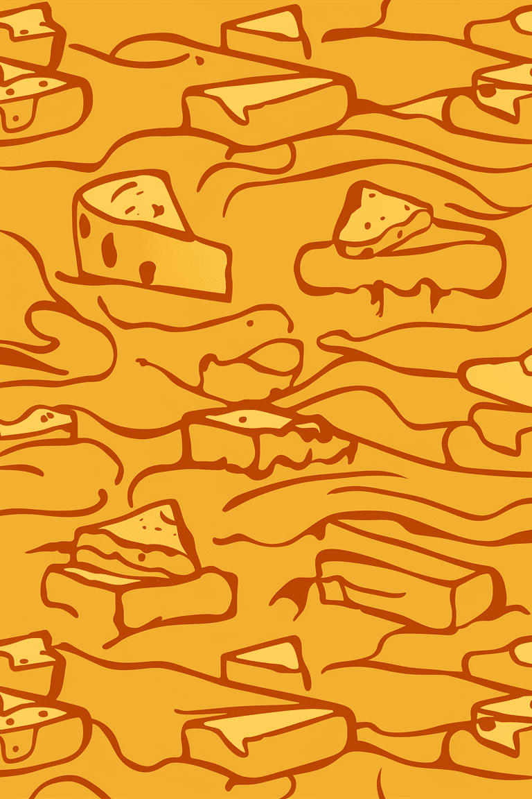 Cheese Lovers' Dream: Seamless Yellow Pattern