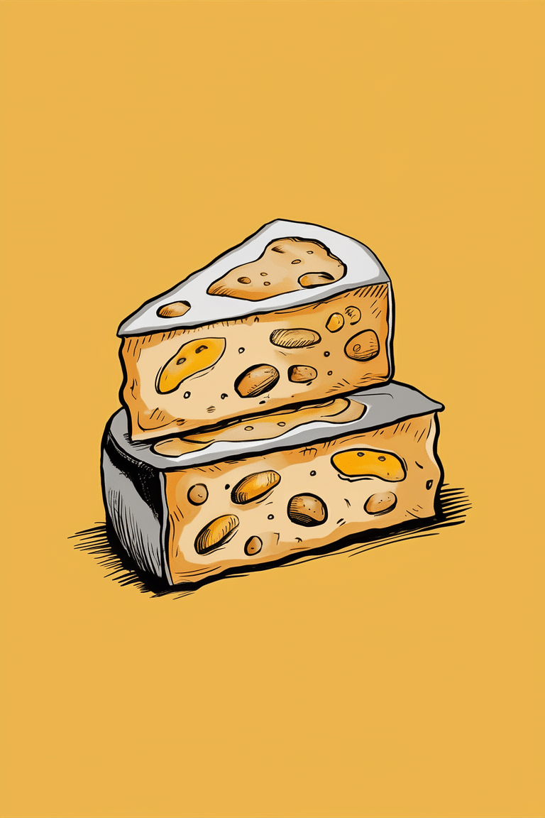 Stacked Cheese Slices Wallpaper