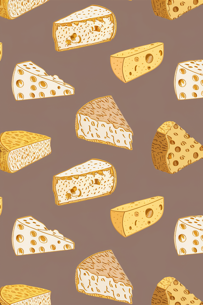 Golden Cheese Slices Wallpaper: Elegant & Tasty