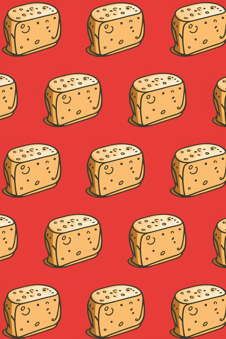 Cheesy Delights: Cute and Colorful