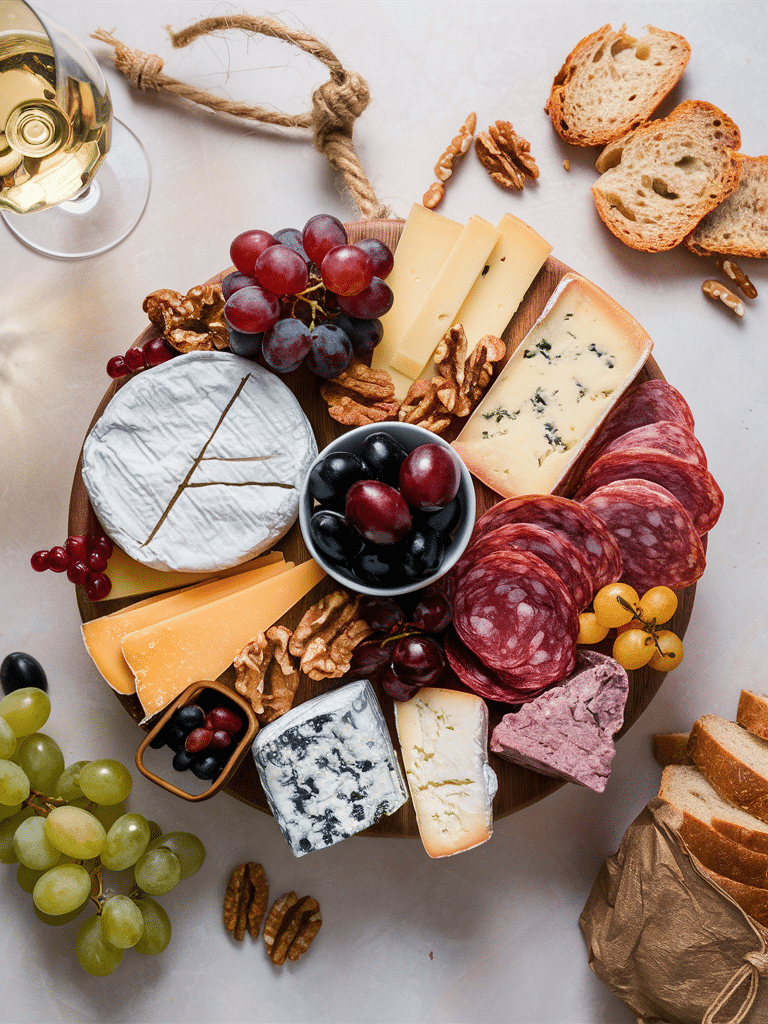 Camembert Cheese Board Photo