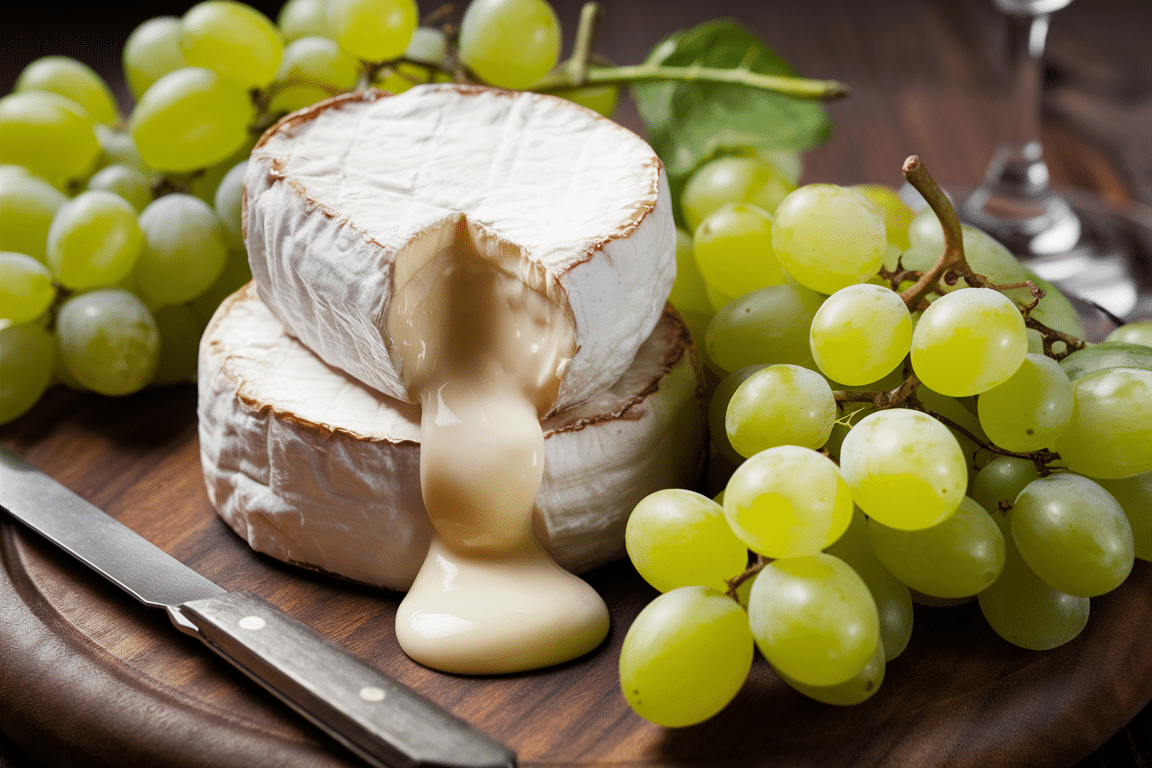 Photo of Camembert With Grapes