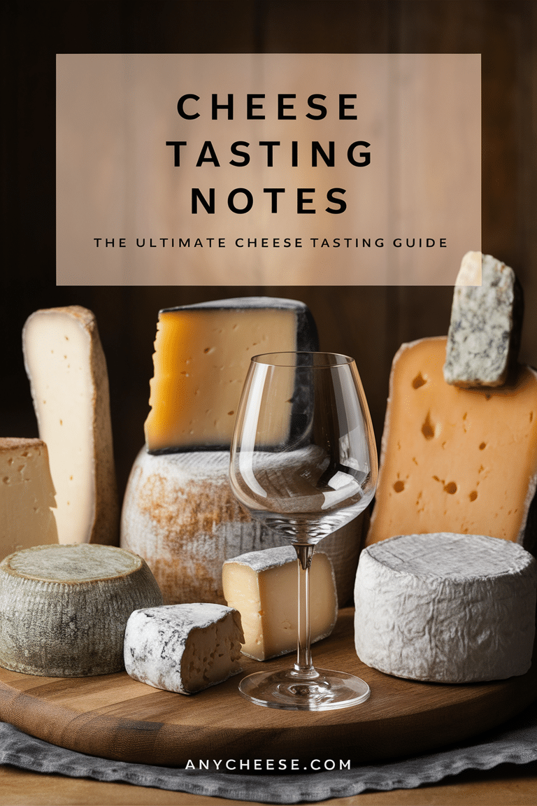 Cheese Tasting Notes
