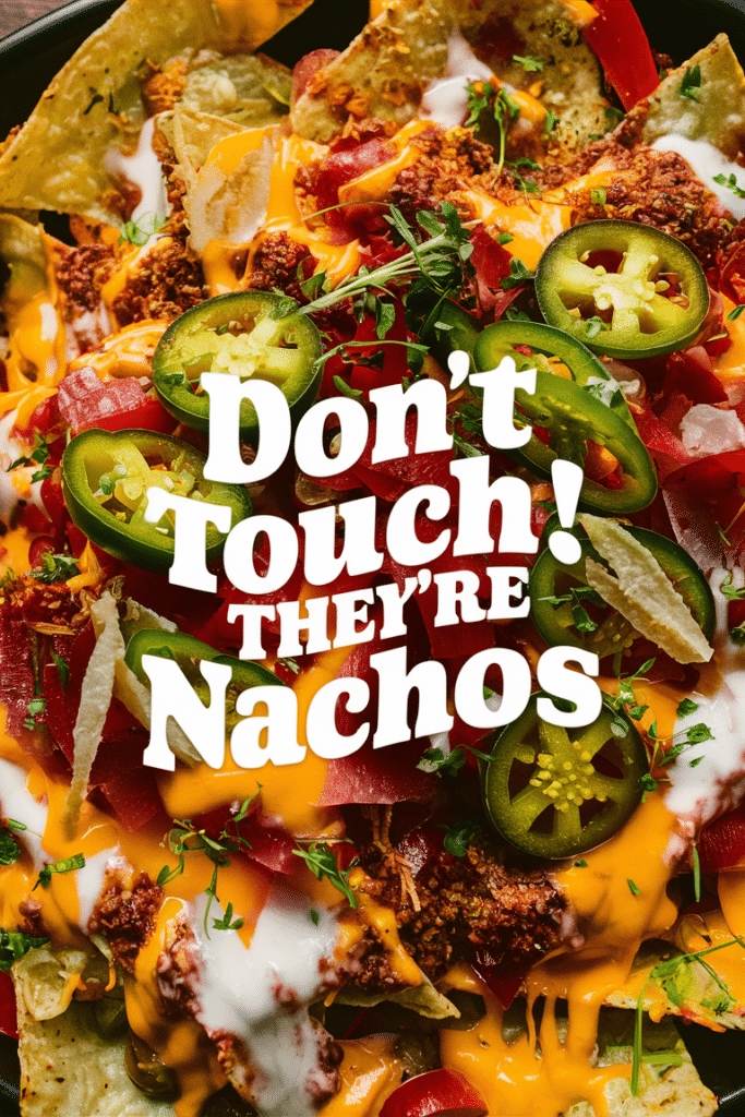Don't Touch! They're Nachos Cheese Quote Photo
