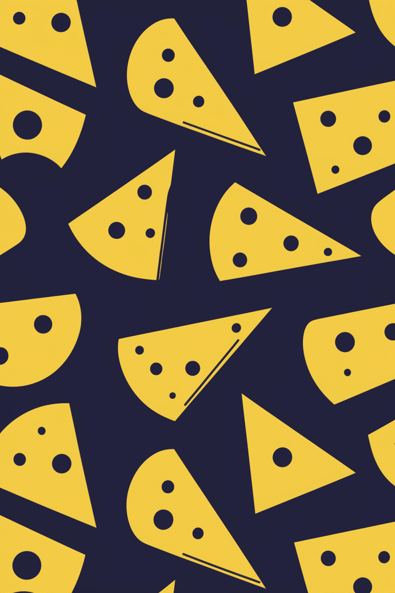 Bright Cheese Triangles Wallpaper: Bold & Bright