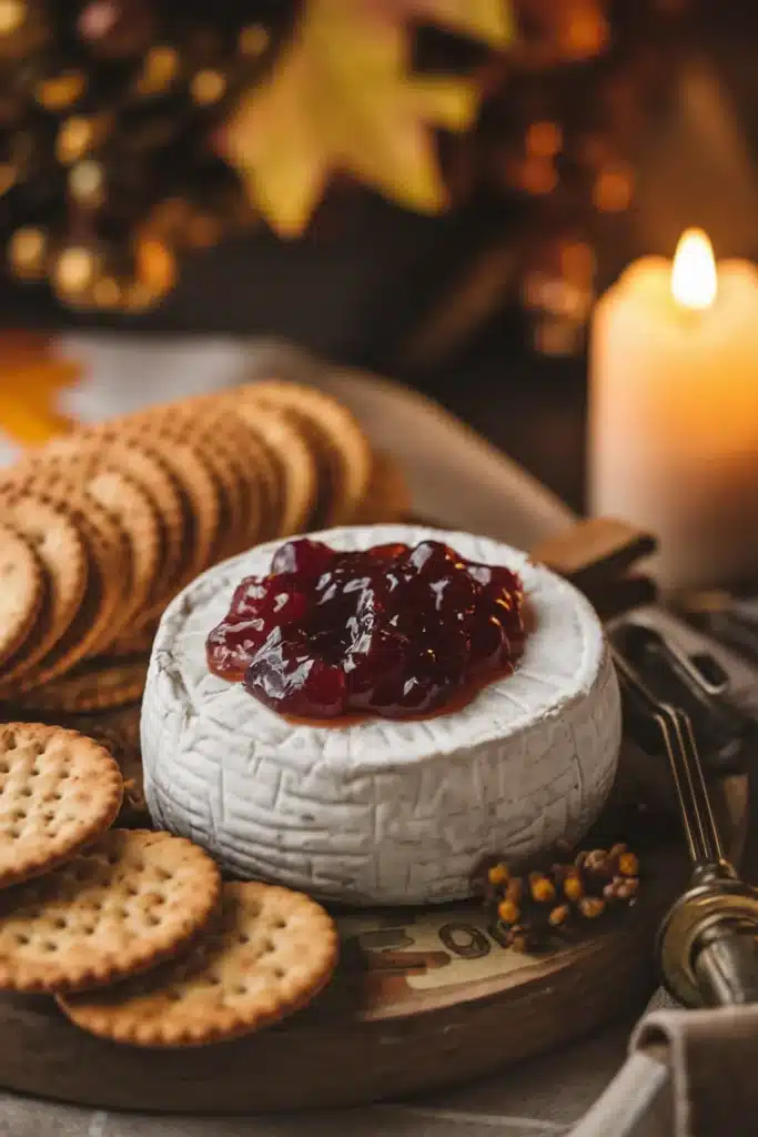 Creamy brie is enhanced by the rich sweetness of fig jam, making this pairing a perfect addition to any fall picnic.