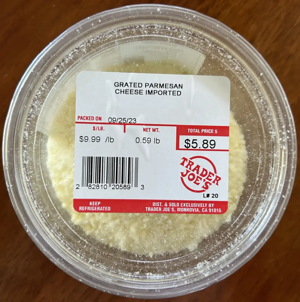 Photo of Grated Parmesan Cheese