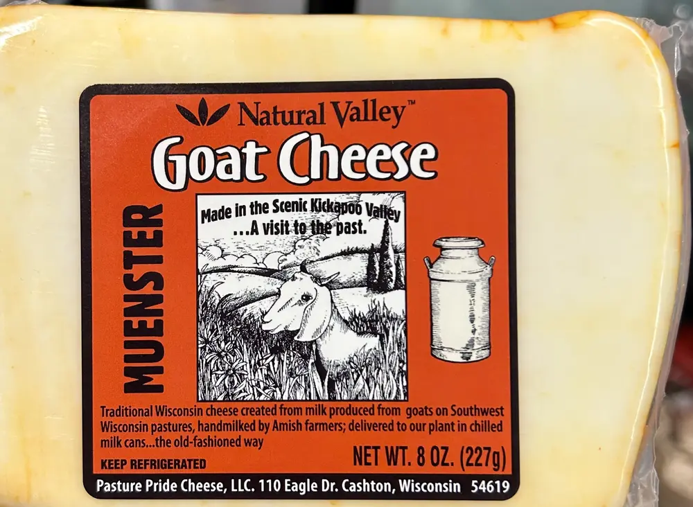 Photo of Natural Valley Goat Cheese Muenster