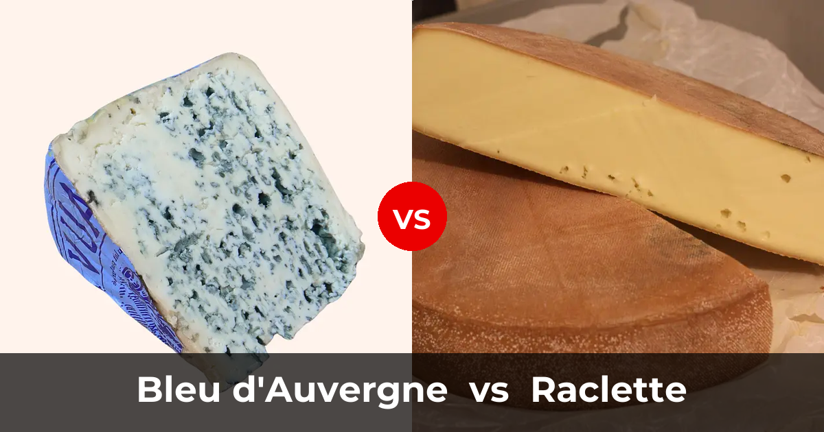 Bleu Dauvergne Cheese Vs Raclette Cheese Whats The Difference 