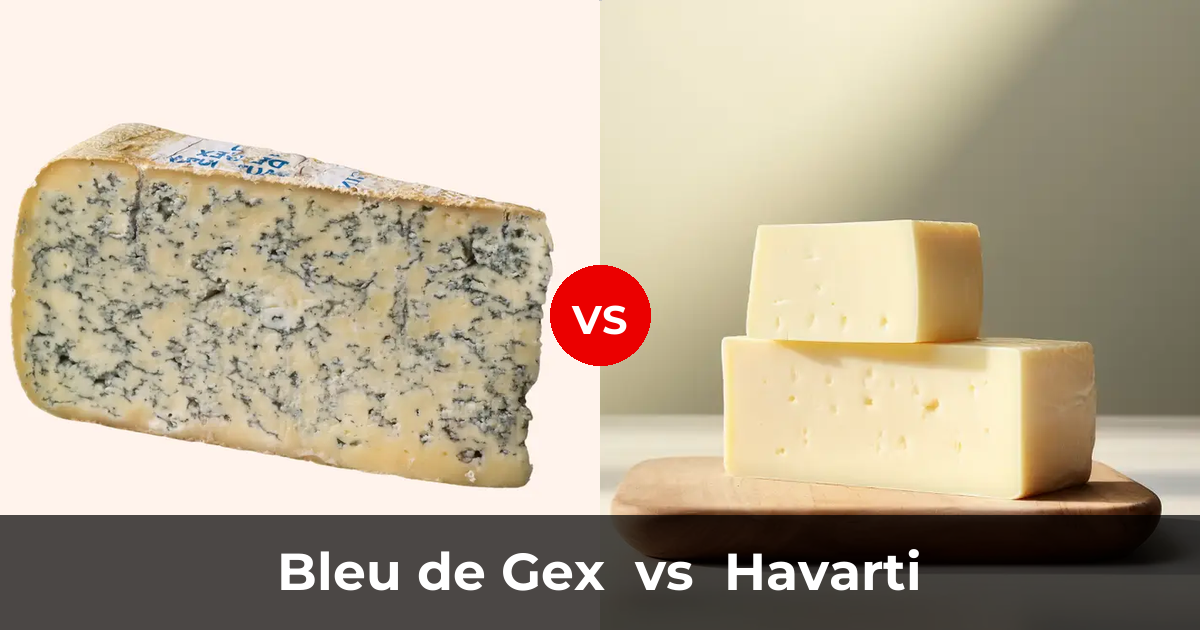 Bleu De Gex Cheese Vs Havarti Cheese Whats The Difference Taste 