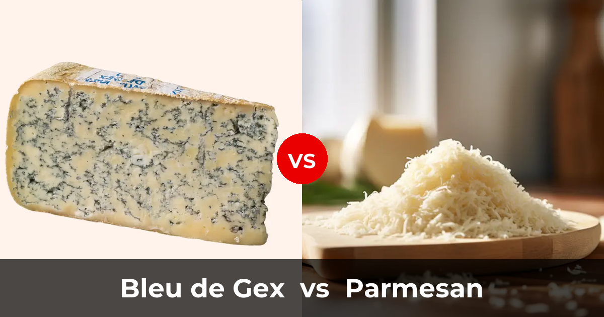 Bleu De Gex Cheese Vs Parmesan Cheese Whats The Difference Taste 