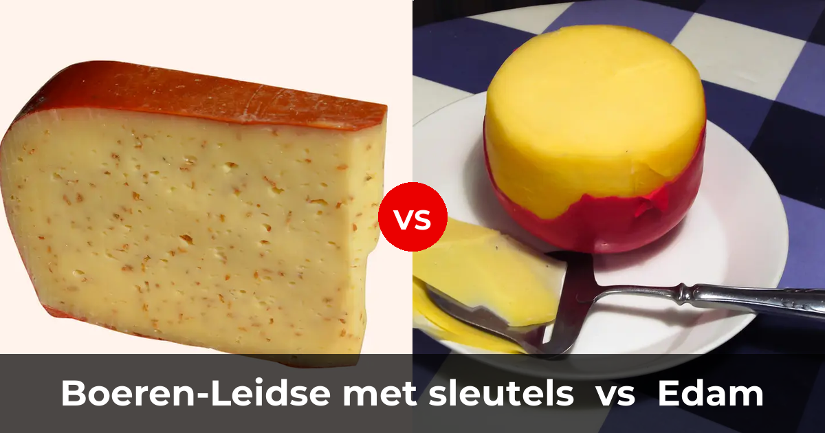 Boeren-Leidse met sleutels Cheese vs Edam Cheese: What's the Difference ...