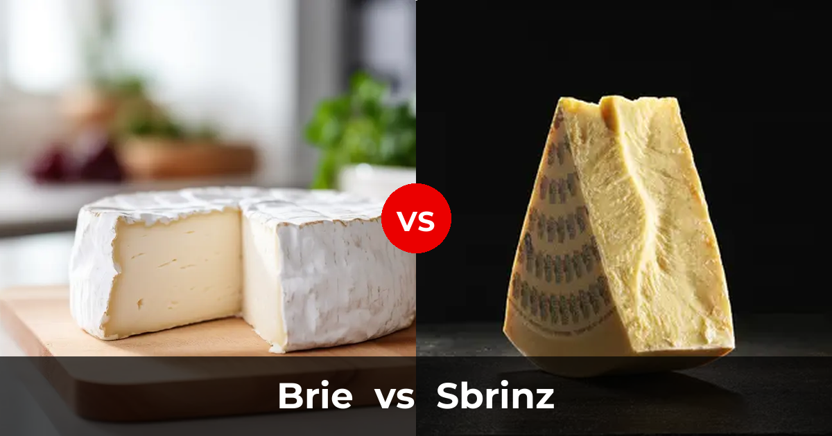 Brie Cheese vs Sbrinz Cheese: What's the Difference? | Taste, Texture ...