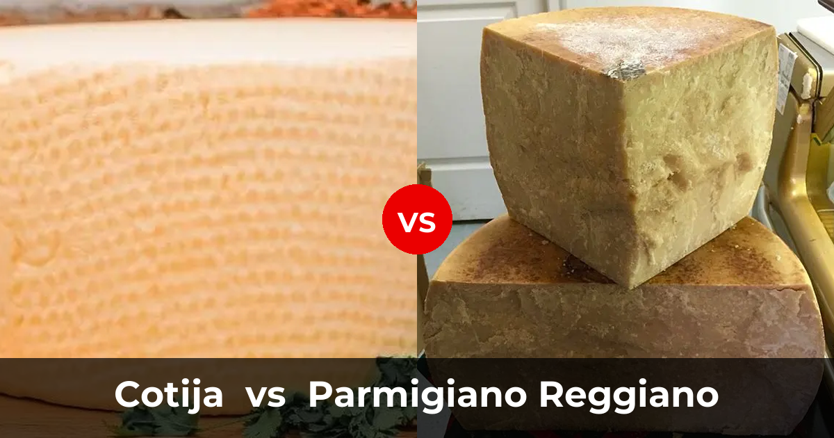 Cotija Cheese vs Parmigiano Reggiano Cheese: What's the Difference