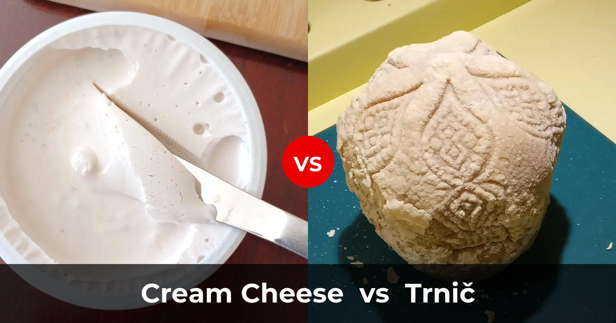 Chesseto Cream Cheese vs Trnič Cheese: What's the Difference? | Taste, Texture ...
