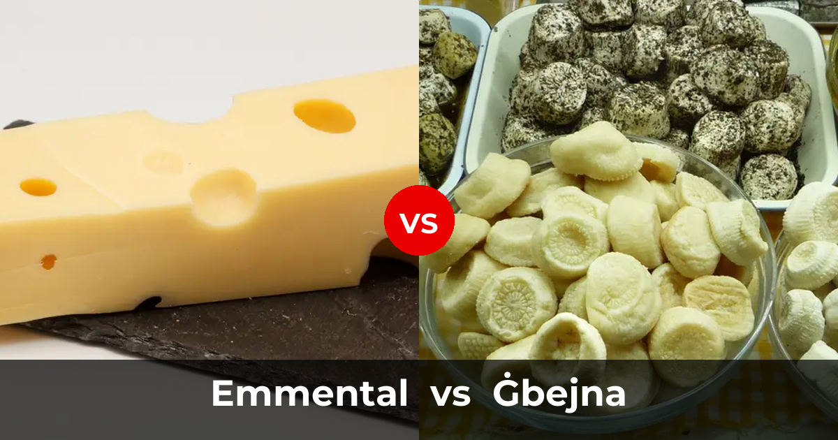 Emmental Cheese vs Ġbejna Cheese: What's the Difference? | Taste ...
