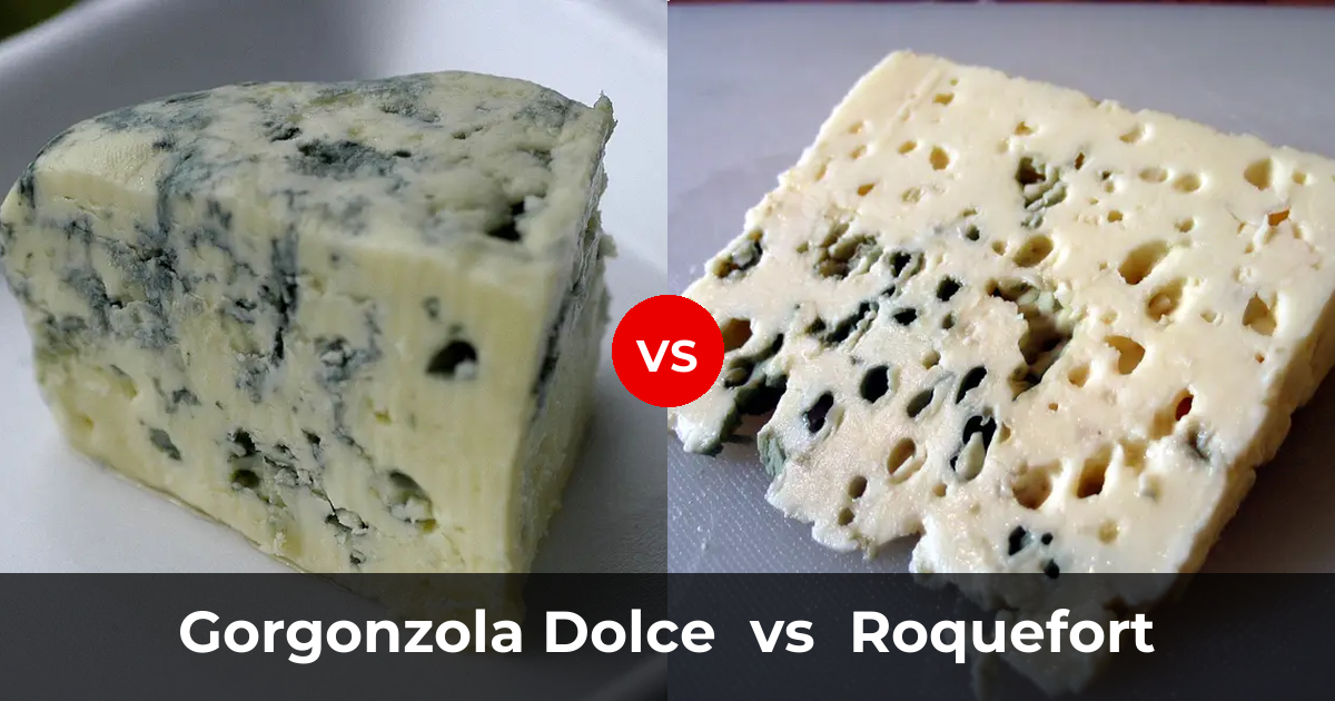 Gorgonzola Dolce Cheese vs Roquefort Cheese: What's the Difference? |  Taste, Texture, Uses - AnyCheese