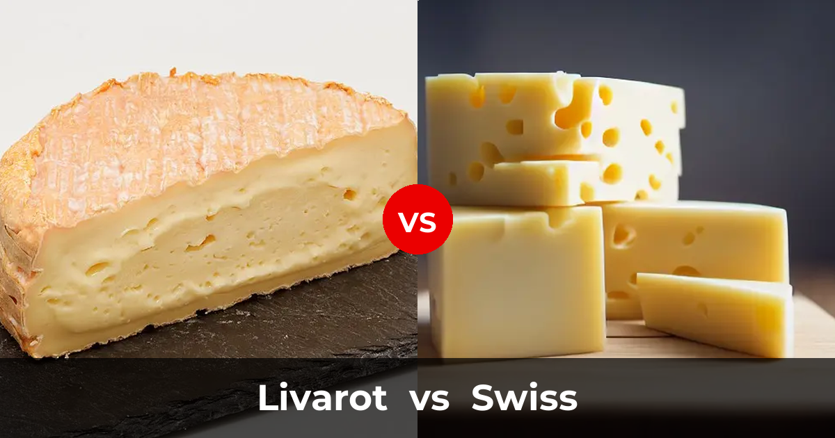 Livarot Cheese vs Swiss Cheese: What's the Difference? | Taste, Texture