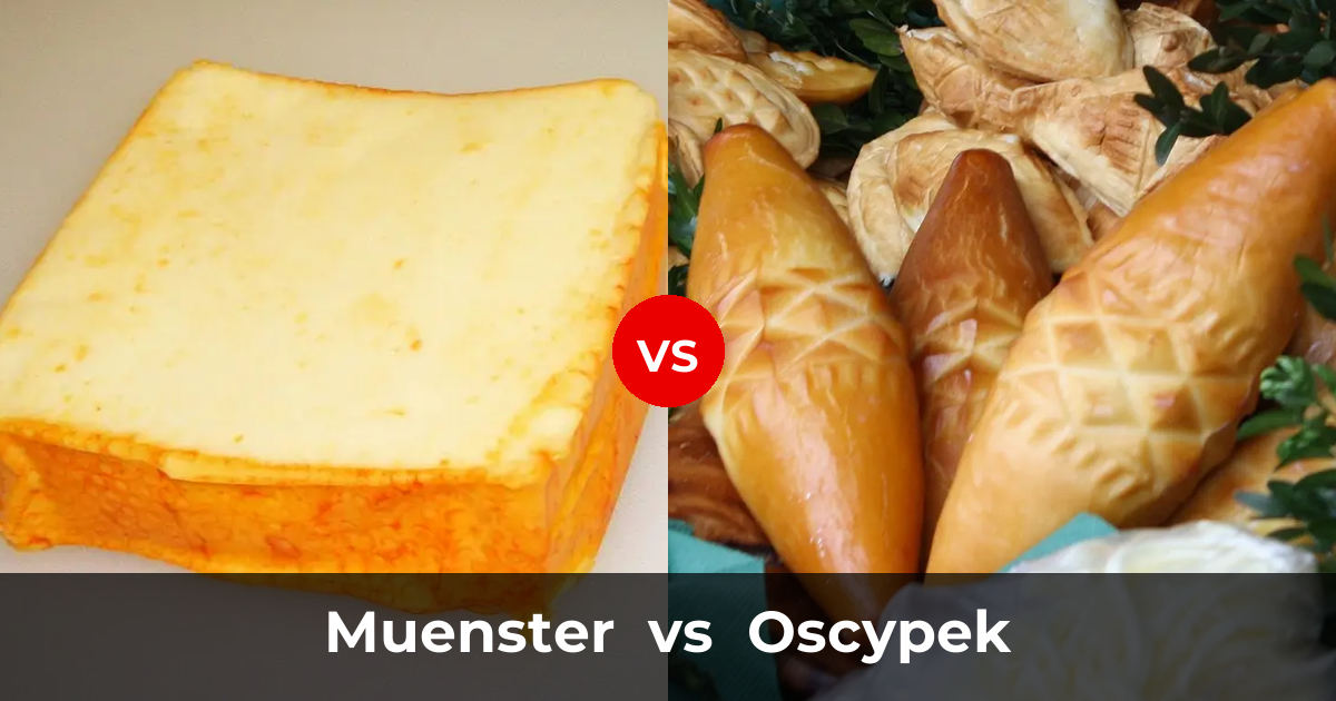 Muenster vs Oscypek: What's the Difference? - AnyCheese