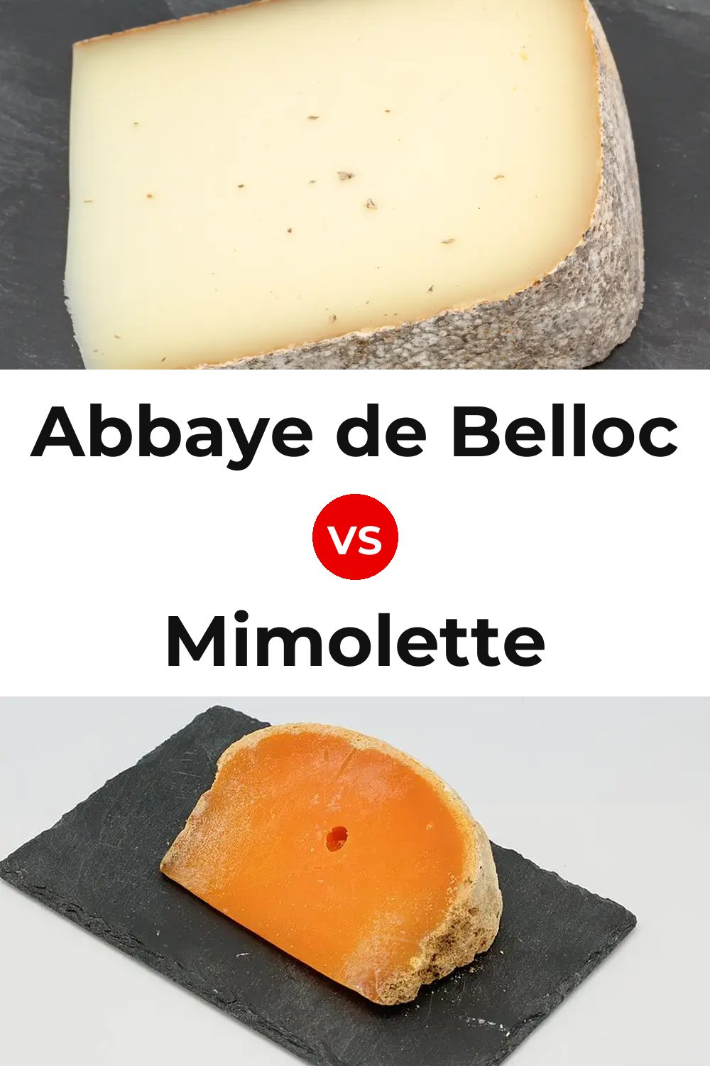 Abbaye de Belloc Cheese vs Mimolette Cheese Pinterest comparison