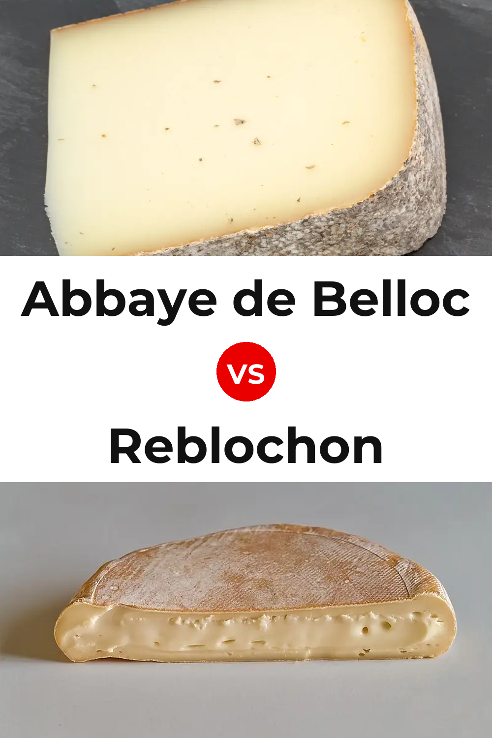 Abbaye de Belloc Cheese vs Reblochon Cheese Pinterest comparison