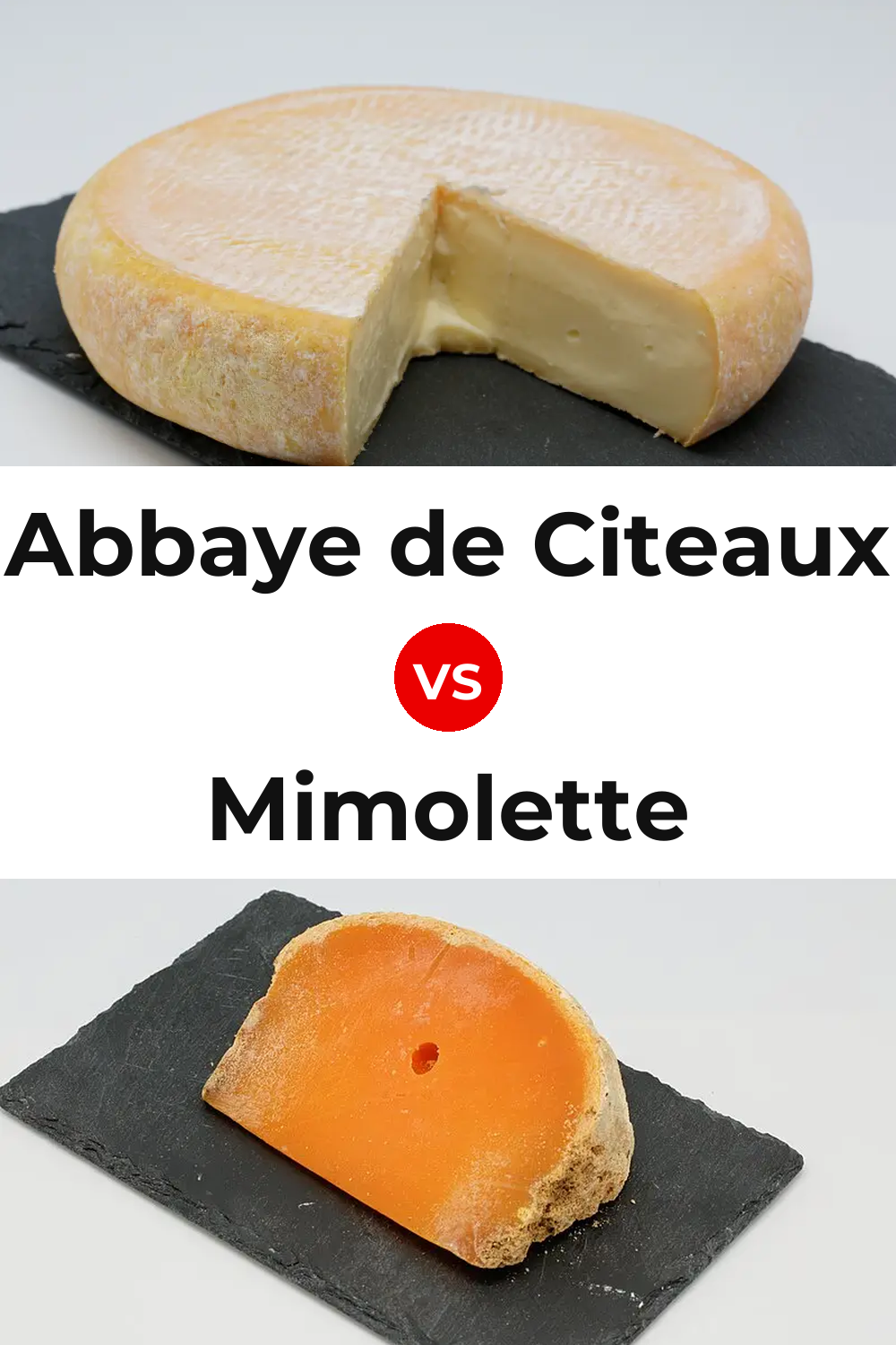 Abbaye de Citeaux Cheese vs Mimolette Cheese Pinterest comparison