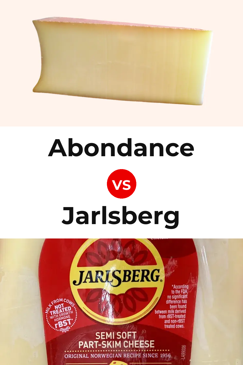 Abondance Cheese vs Jarlsberg Cheese Pinterest comparison