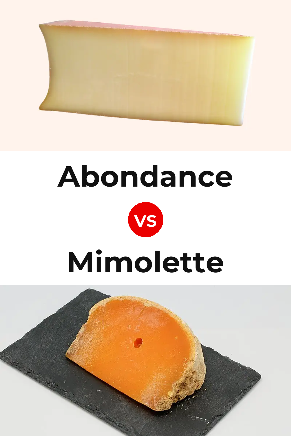 Abondance Cheese vs Mimolette Cheese Pinterest comparison