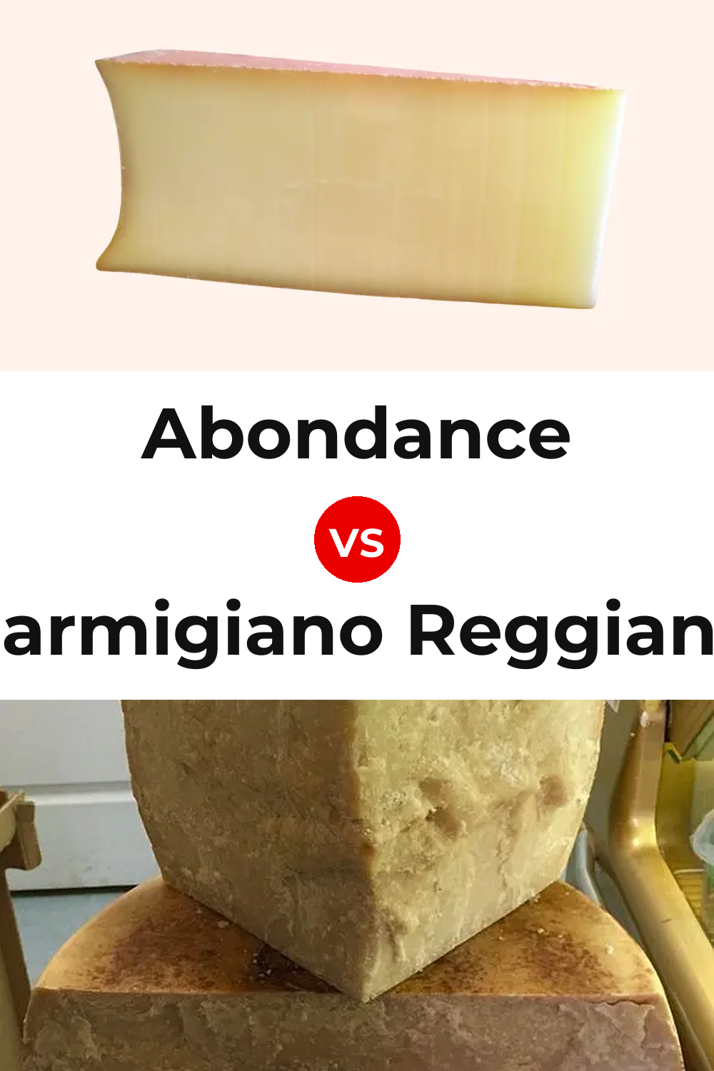 Abondance Cheese vs Parmigiano Reggiano Cheese Pinterest comparison
