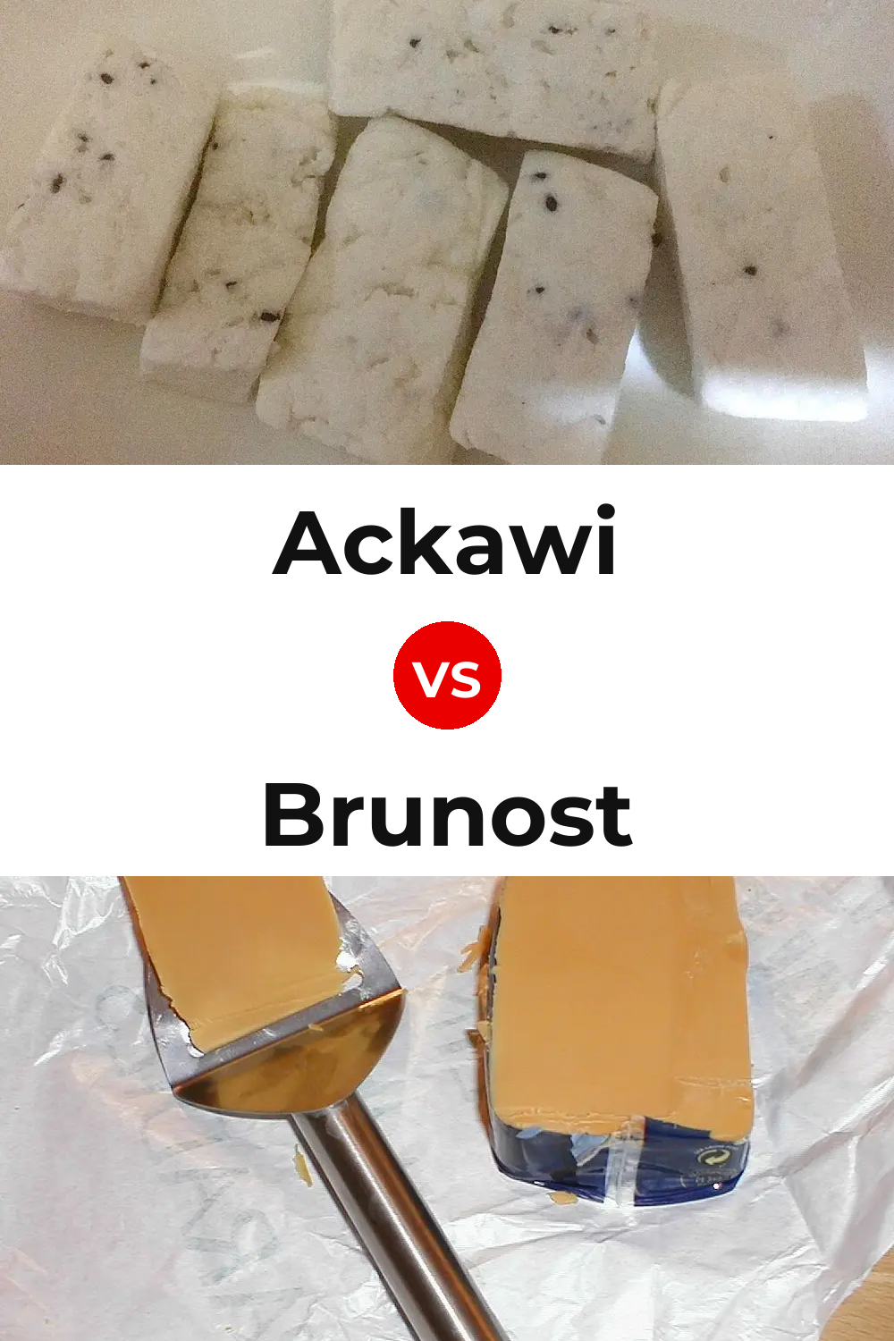 Ackawi Cheese vs Brunost Cheese Pinterest comparison