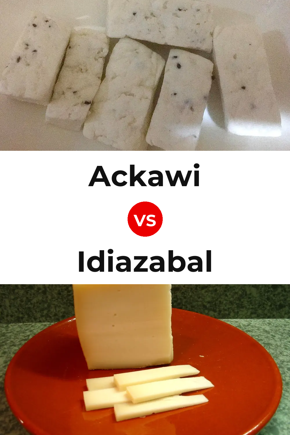 Ackawi Cheese vs Idiazabal Cheese Pinterest comparison