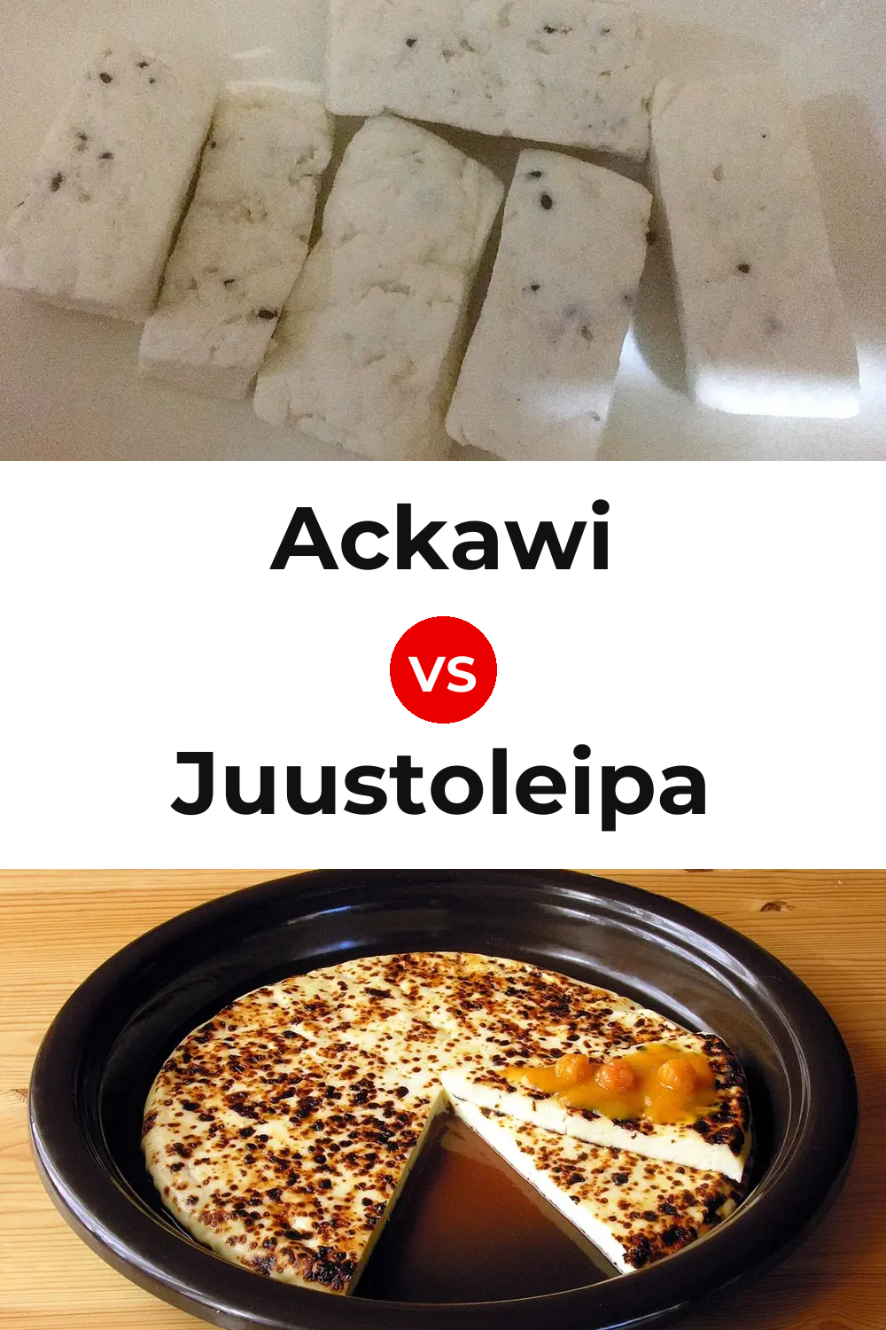 Ackawi Cheese vs Juustoleipa Cheese Pinterest comparison