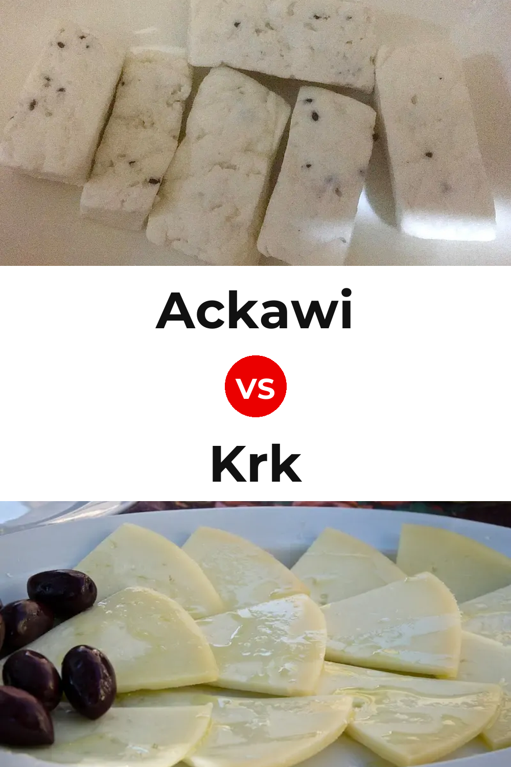 Ackawi Cheese vs Krk Cheese Pinterest comparison