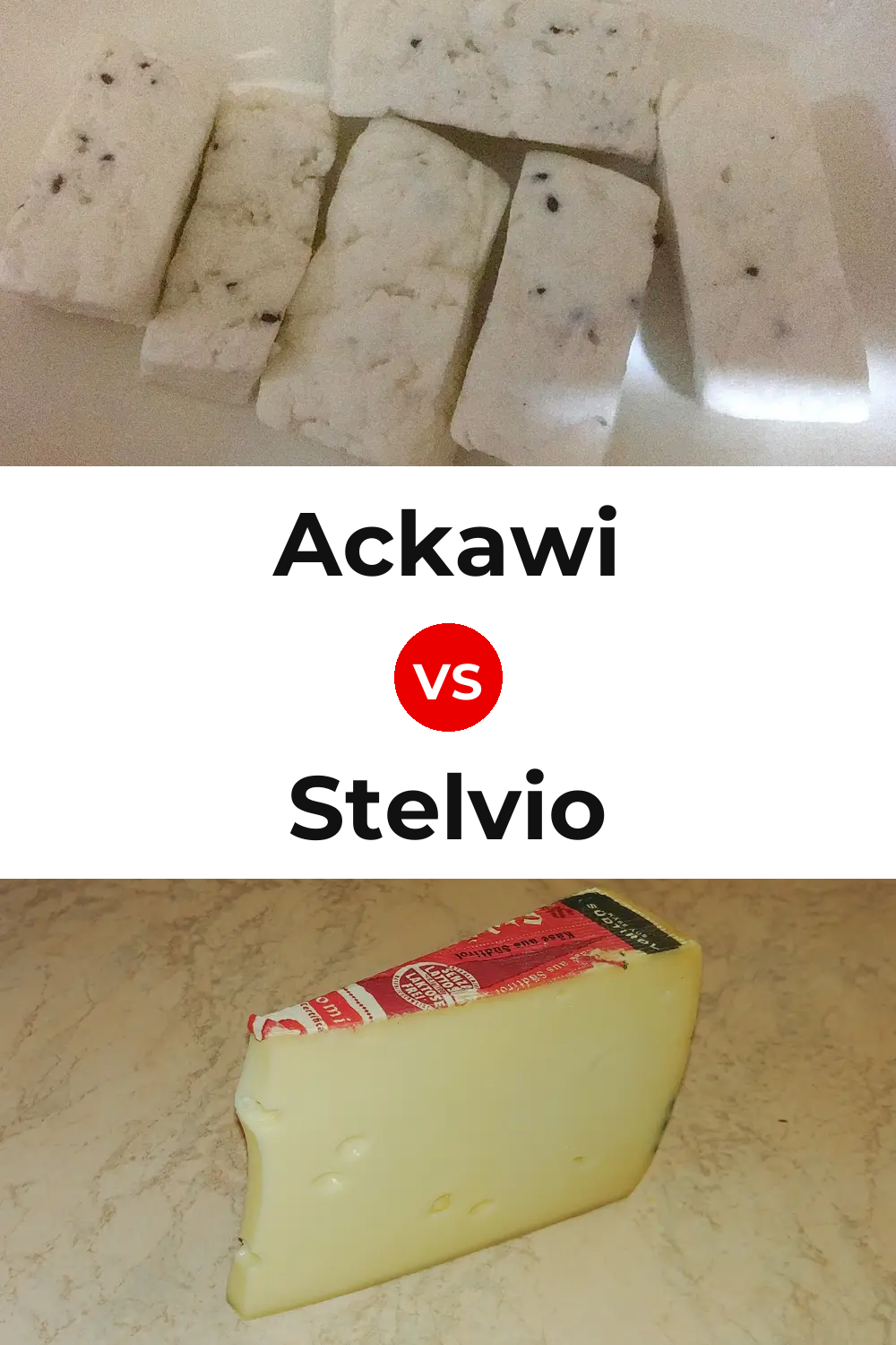 Ackawi Cheese vs Stelvio Cheese Pinterest comparison