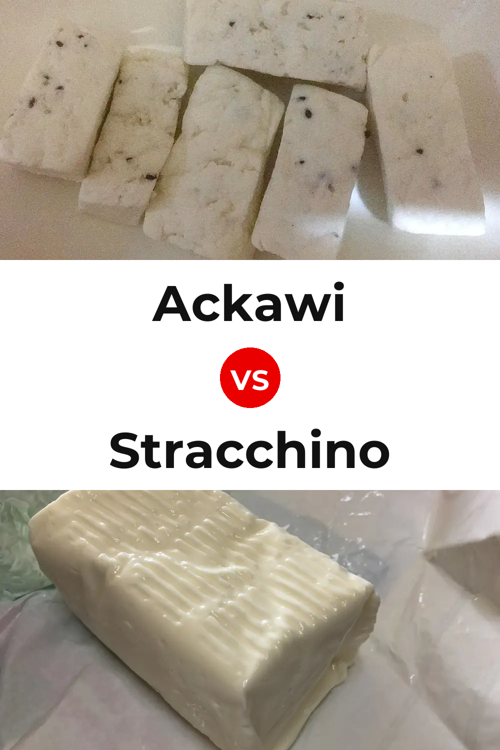 Ackawi Cheese vs Stracchino Cheese Pinterest comparison