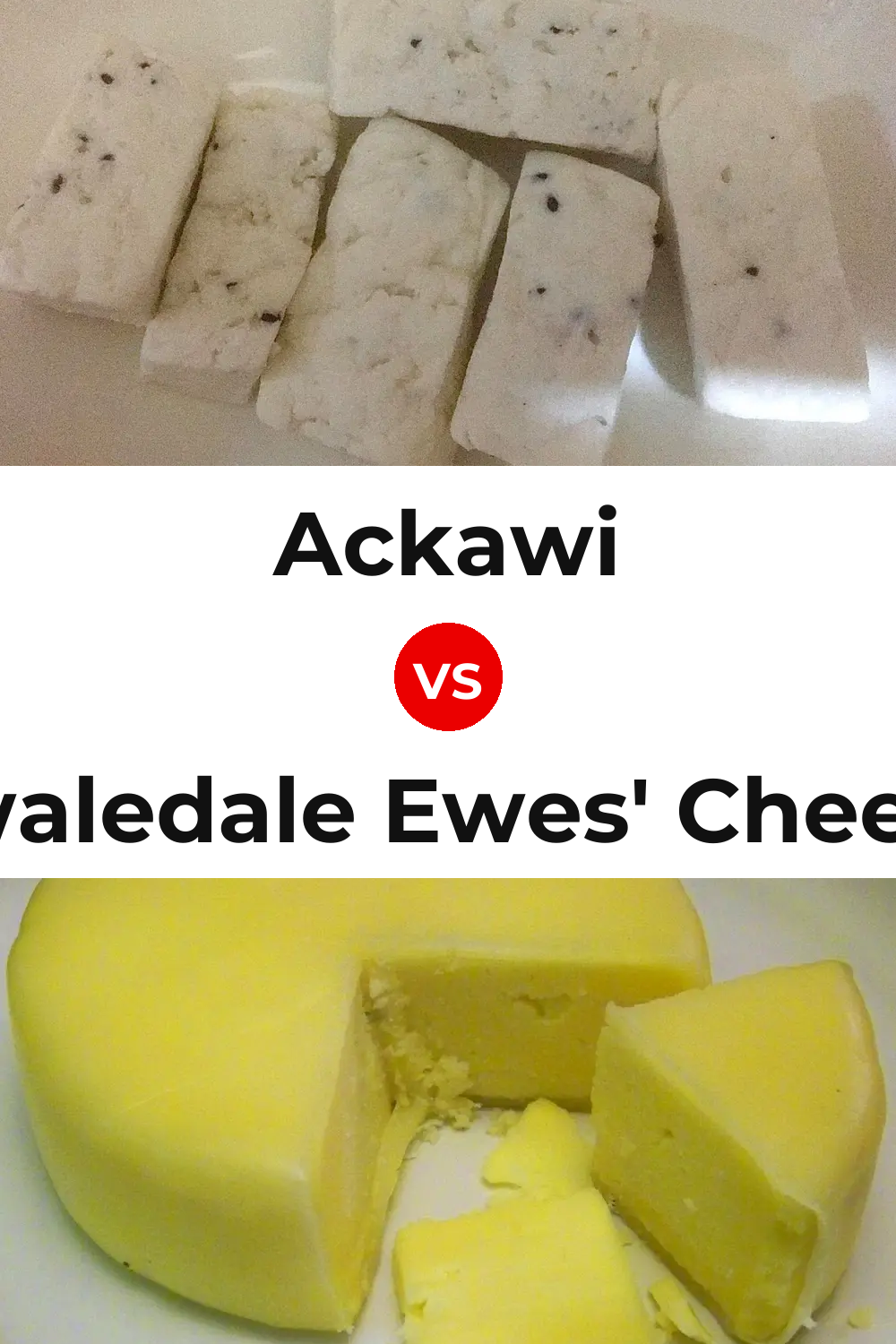 Ackawi Cheese vs Swaledale Ewes' Cheese Pinterest comparison