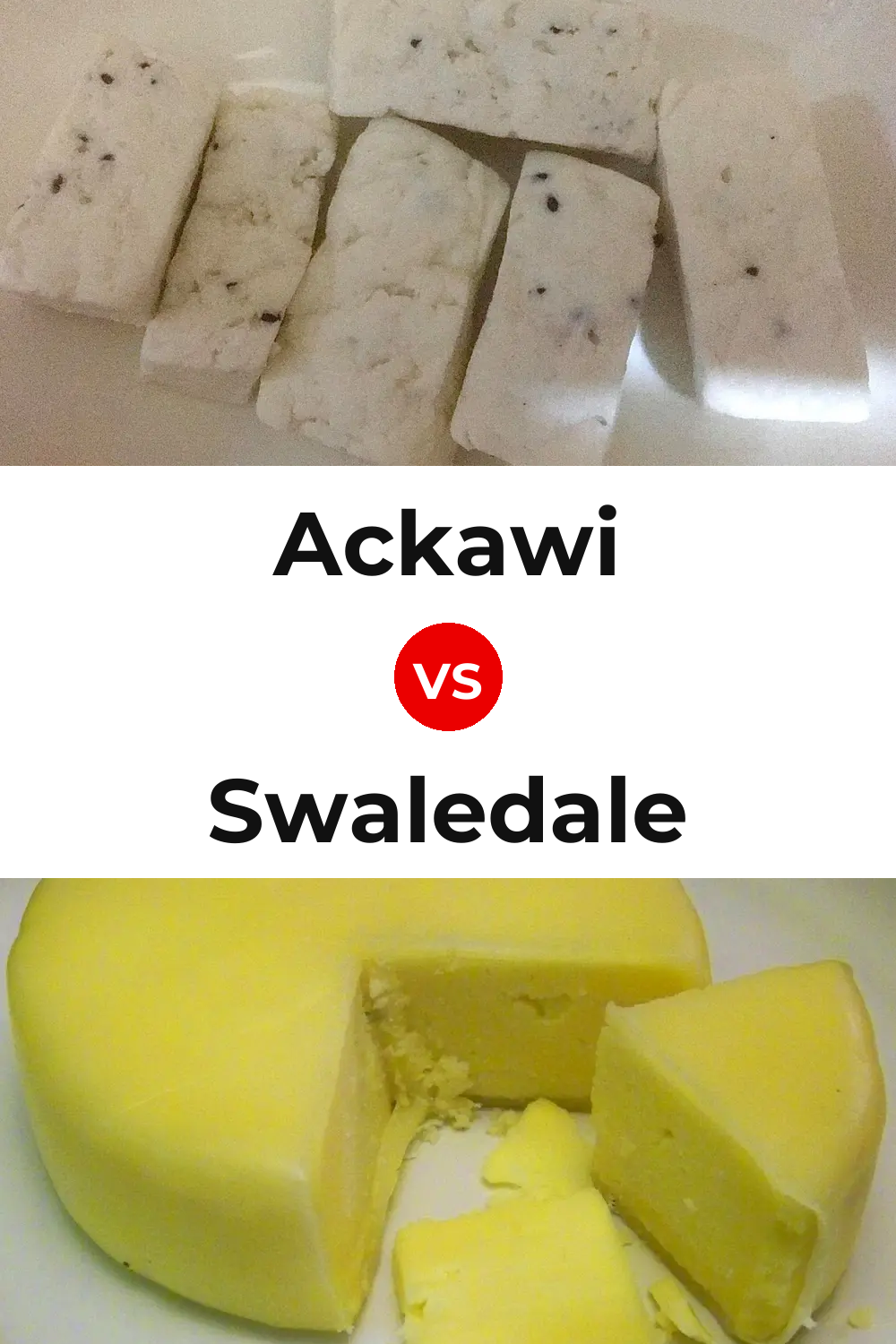 Ackawi Cheese vs Swaledale Cheese Pinterest comparison