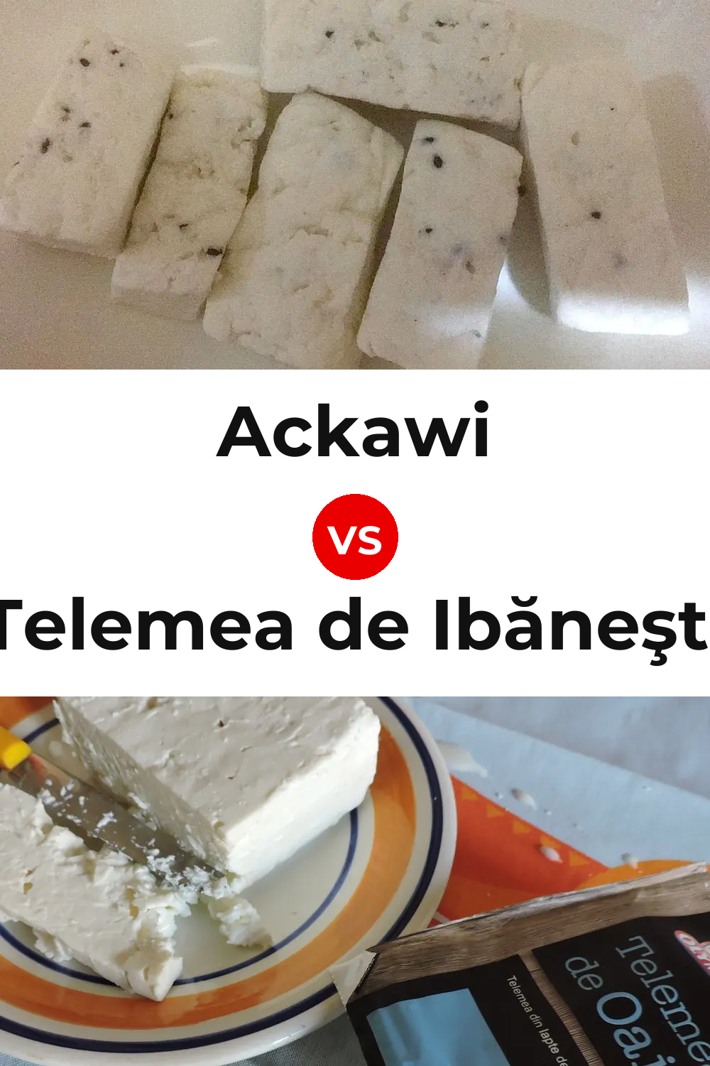 Ackawi Cheese vs Telemea de Ibăneşti Cheese Pinterest comparison