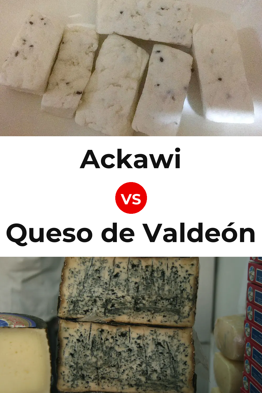 Ackawi Cheese vs Queso de Valdeón Pinterest comparison