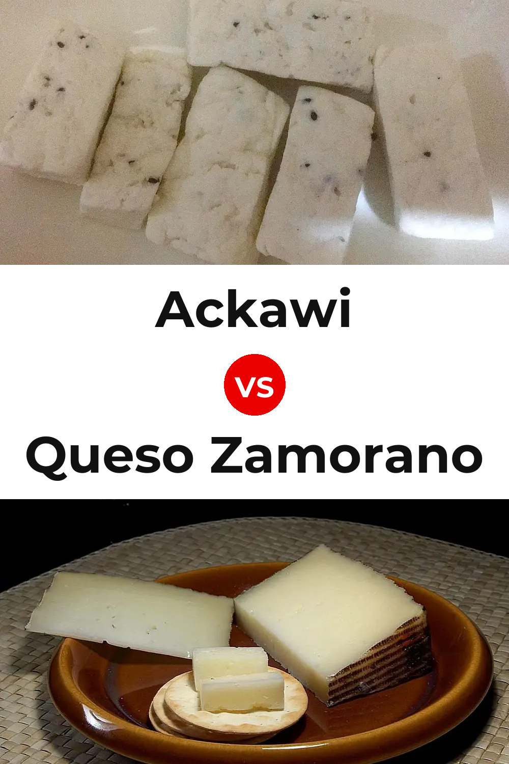Ackawi Cheese vs Queso Zamorano Pinterest comparison
