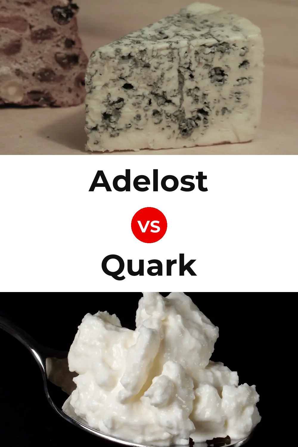 Adelost Cheese vs Quark Cheese Pinterest comparison