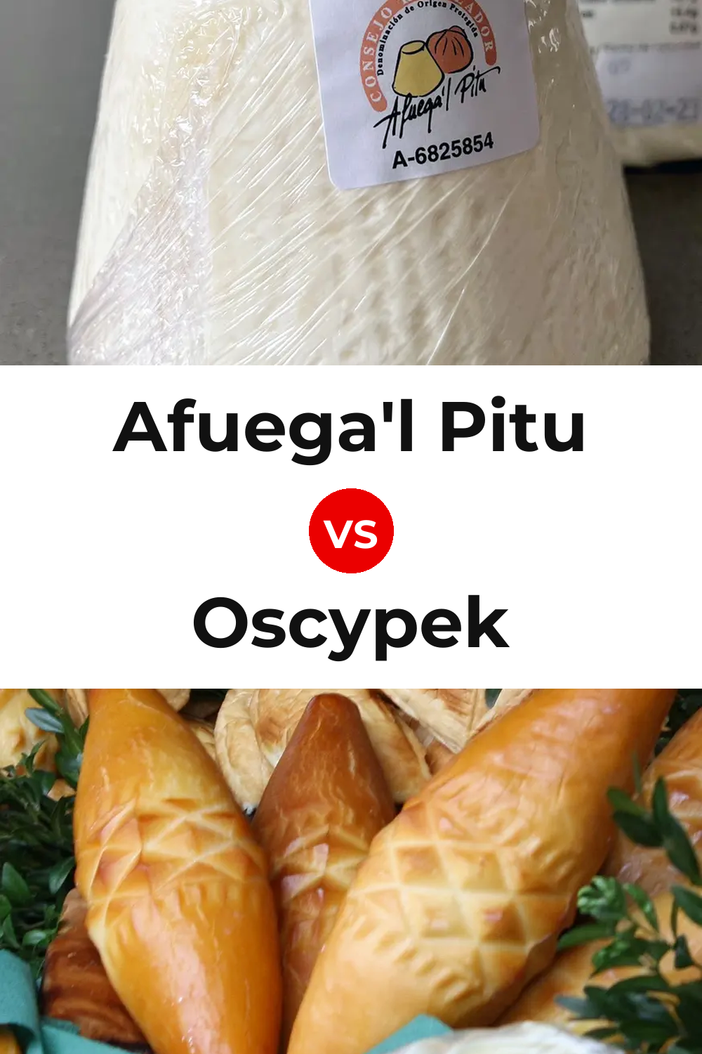 Afuega'l Pitu Cheese vs Oscypek Cheese Pinterest comparison