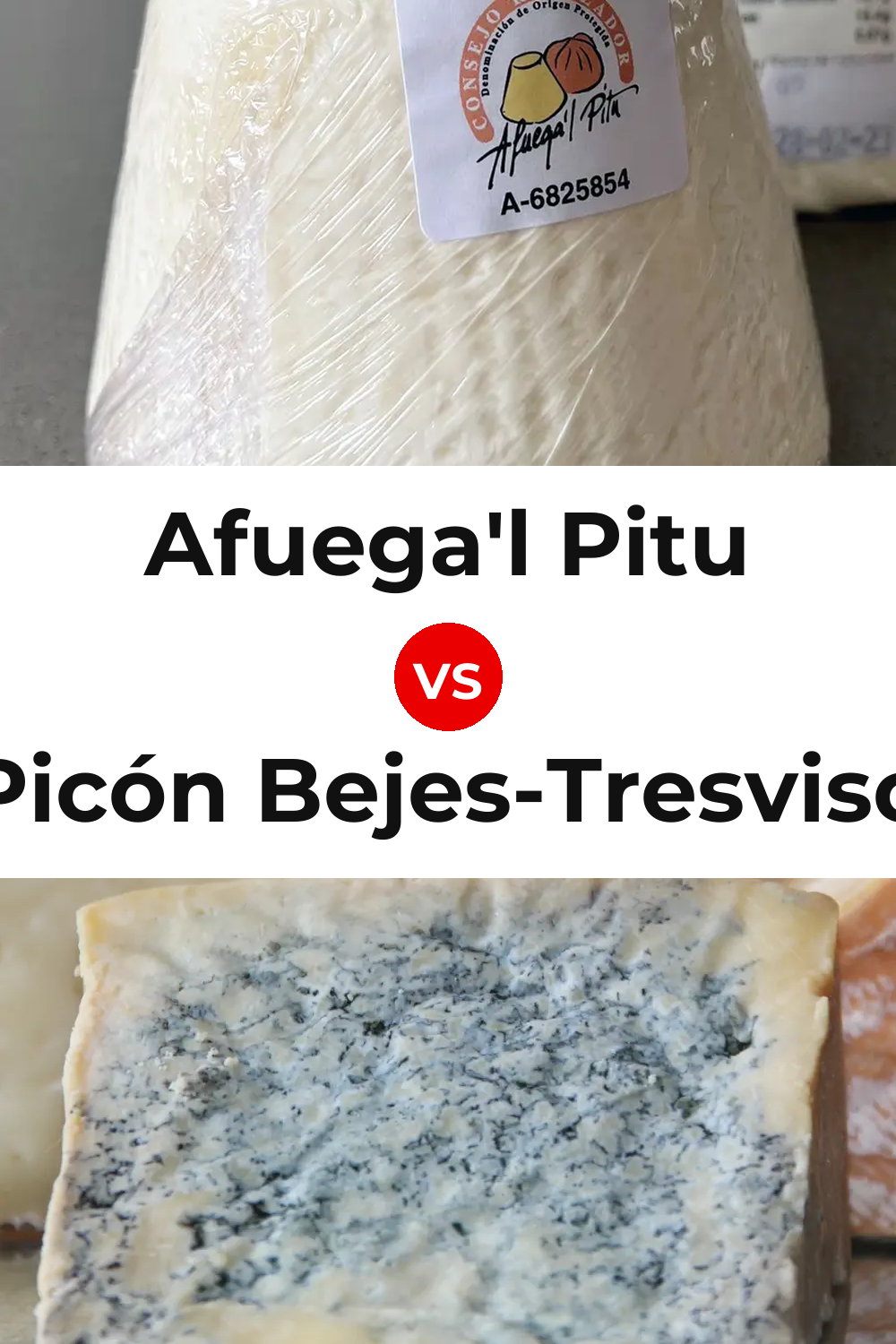 Afuega'l Pitu Cheese vs Picón Bejes-Tresviso Cheese Pinterest comparison