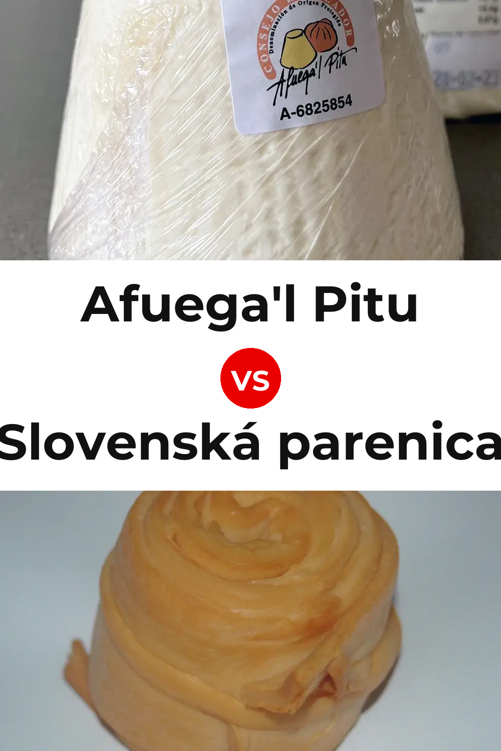 Afuega'l Pitu Cheese vs Slovenská parenica Cheese Pinterest comparison