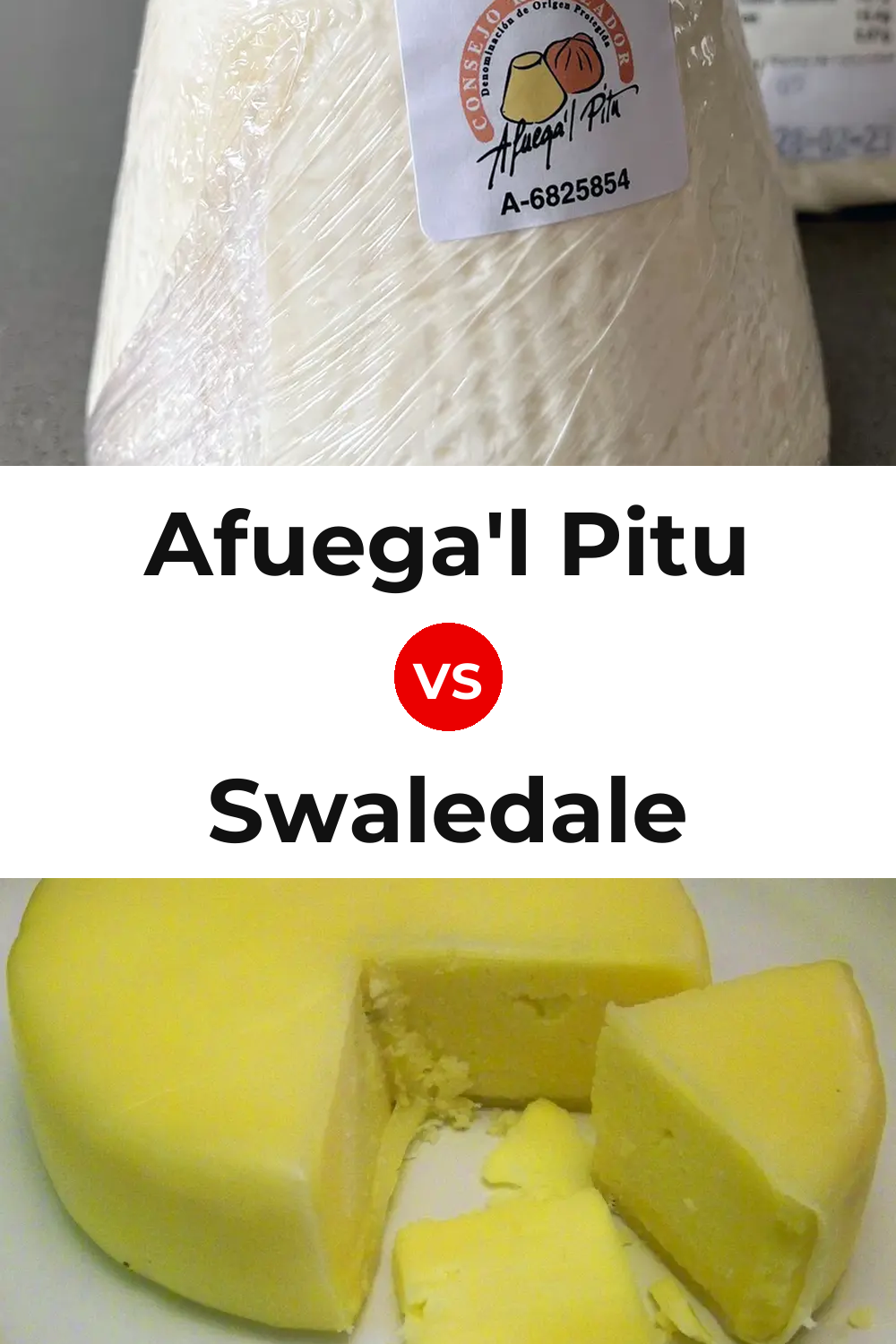 Afuega'l Pitu Cheese vs Swaledale Cheese Pinterest comparison